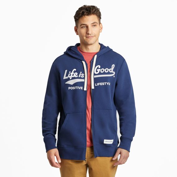 Men&#39;s Positive Lifestyle Ballyard Jacket, Color: Darkest Blue, Size: Small