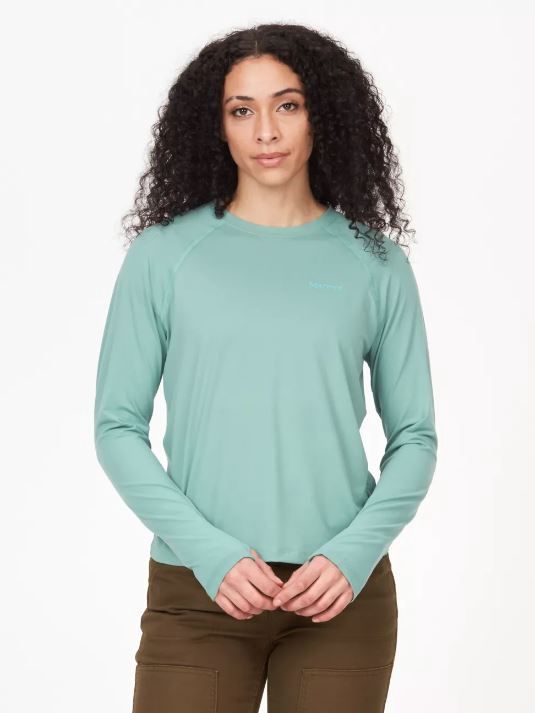 Women&#39;s Windridge Long Sleeve, Color: Blue Agave, Size: Large