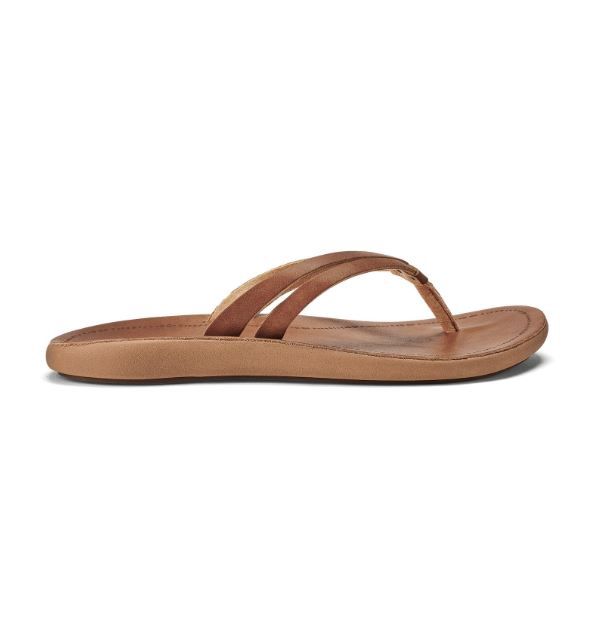 Kapehe Luana Leather Sandal, Color: Sahara/Sahara, Size: 6