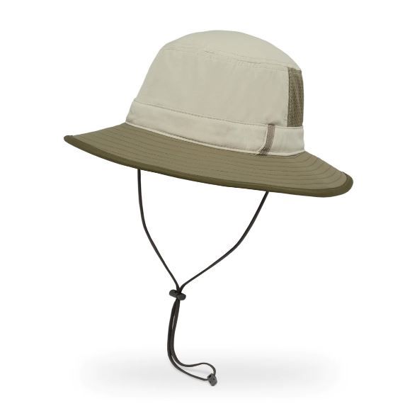 Brushline Bucket, Color: Cream/Juniper, Size: SM/MD