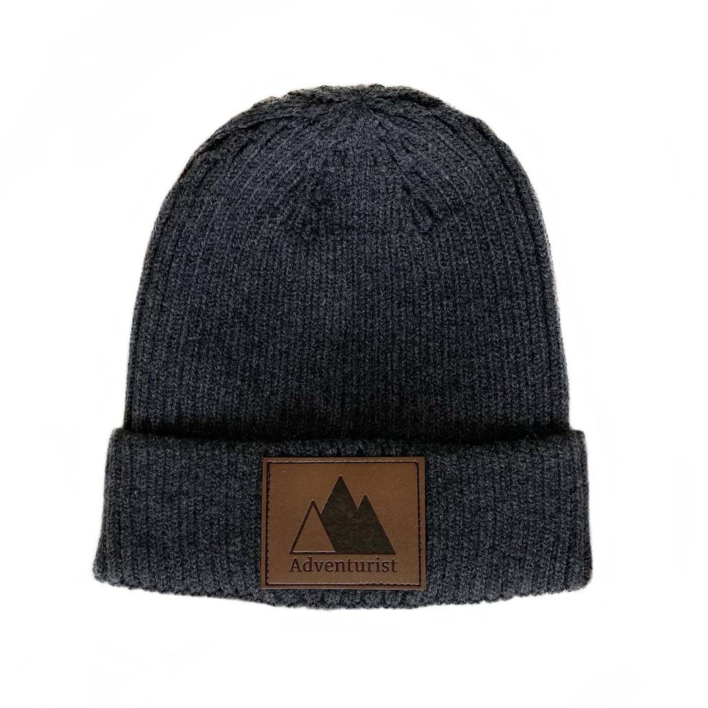 Vintage Knit Beanie, Color: Charcoal