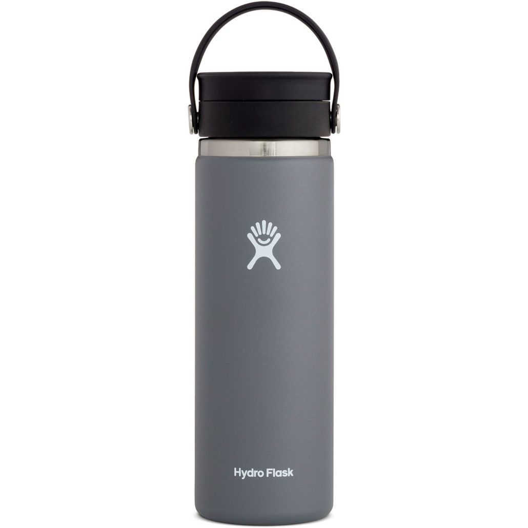 Wide Hydro Flask w/Flex/Sip Lid (Coffee), 20 Oz, Hydro Flask Color: Stone