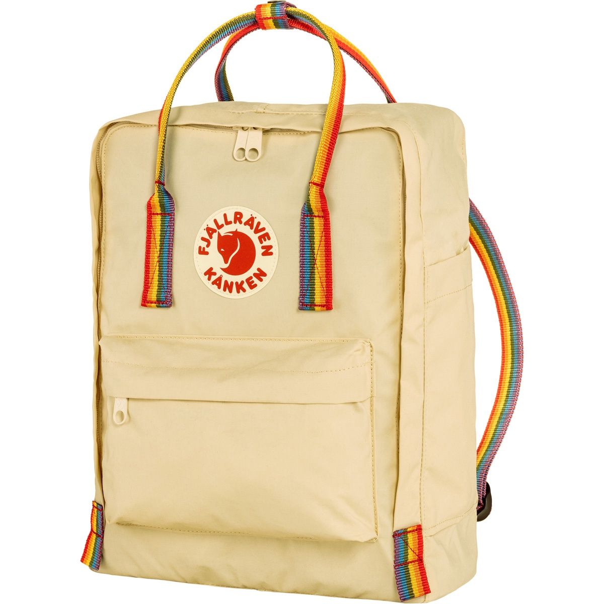 Kanken Rainbow Pack, Color: Light Oak/Rainbow Pattern