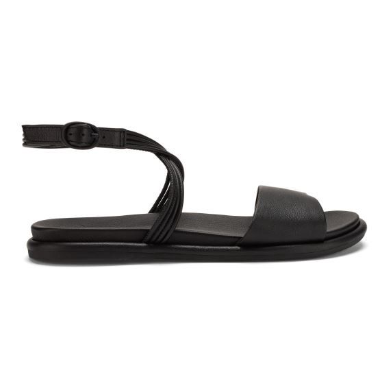 Olukai Tiare Wrap Women's Sandals-D, Color: Black/Black, Size: 9