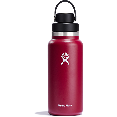 Wide Mouth Hydro Flask w/Flex Chug Cap, 32 Oz, Hydro Flask Color: Berry
