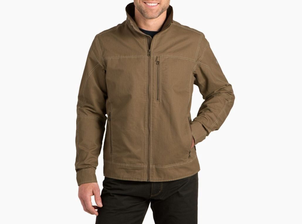 Burr Jacket, Color: Khaki, Size: Small