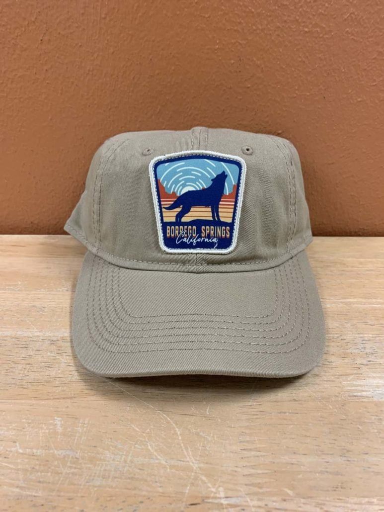 Ball Cap, Southwest Howl, Color: Khaki, Size: One Size Fits Most