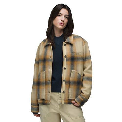 Bridges Flannel Jacket, Color: Sandstone, Size: Small