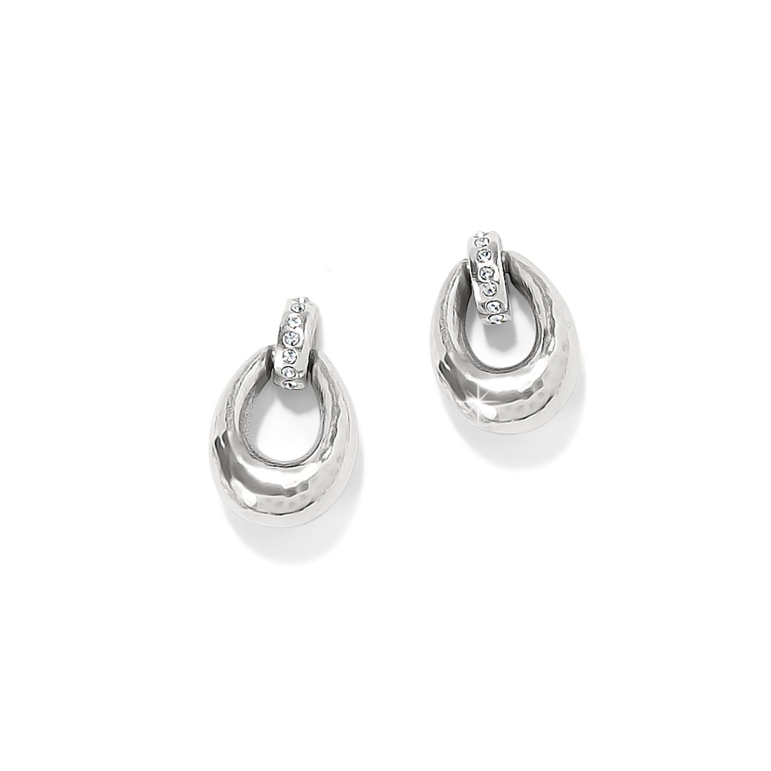 Meridian Orbit Post Drop Earrings, Color: Silver