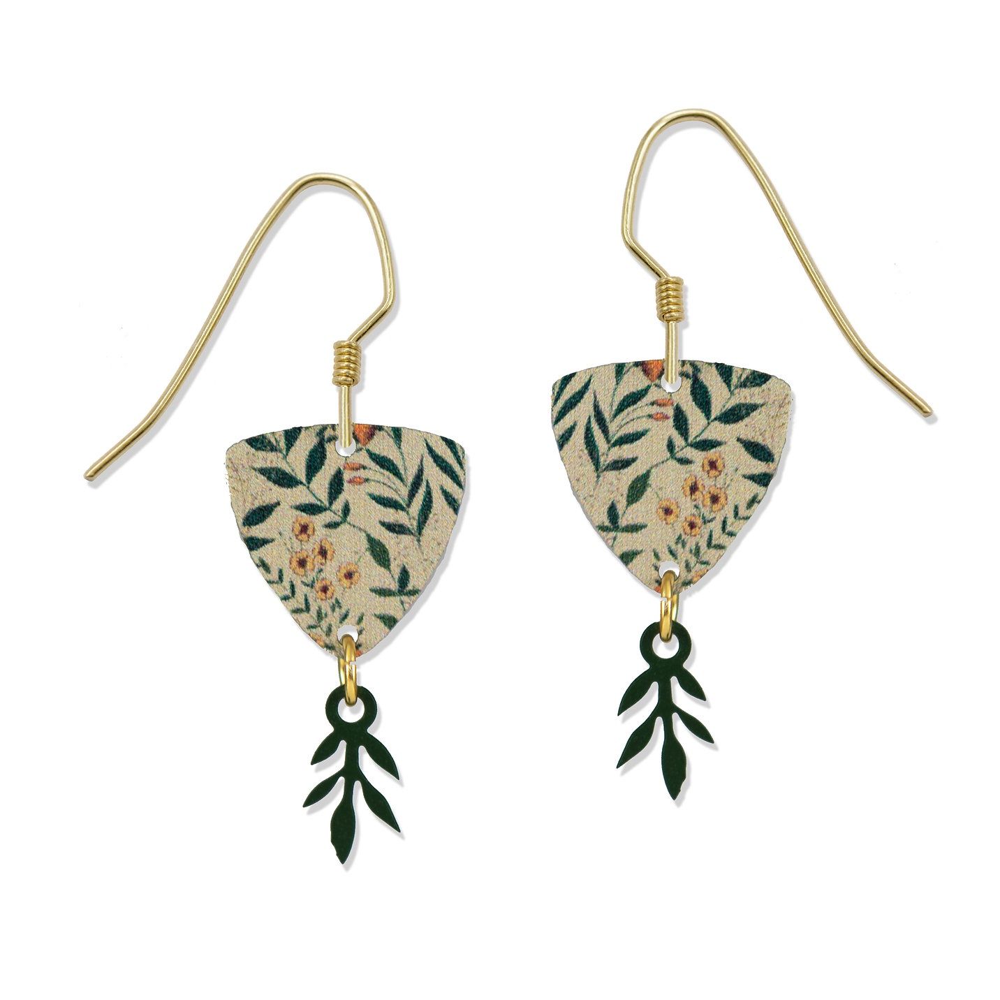 Vines/Flowers w/Leaf Drop-LT, Color: Gold