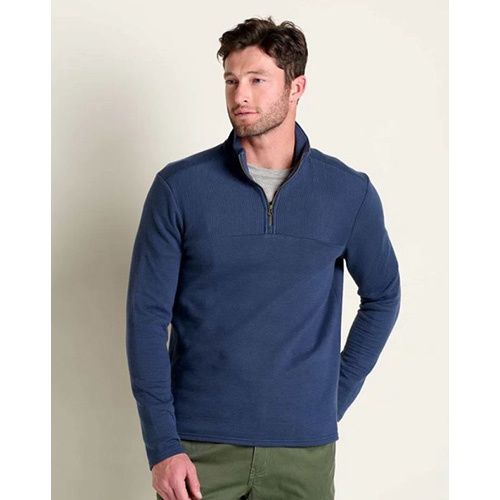 Moonwake 1/4 Zip Pullover, Color: True Navy, Size: Medium