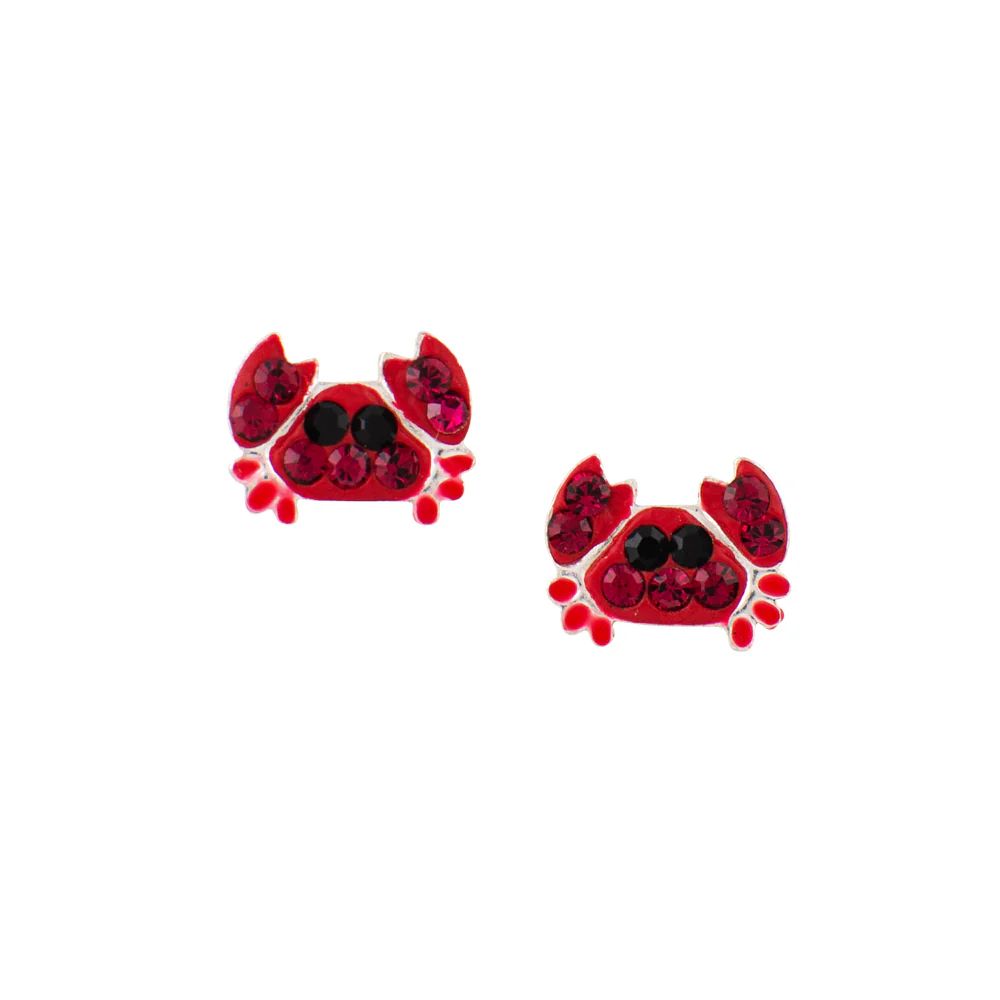 So Crabby Studs, Color: Silver