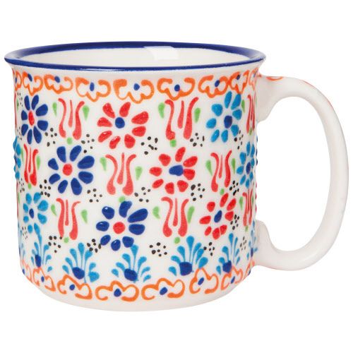 Evani Mug, Now Designs Color: Multi White