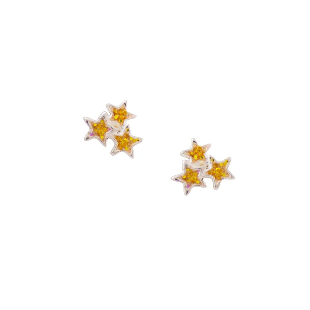 Star Power Studs, Color: Silver