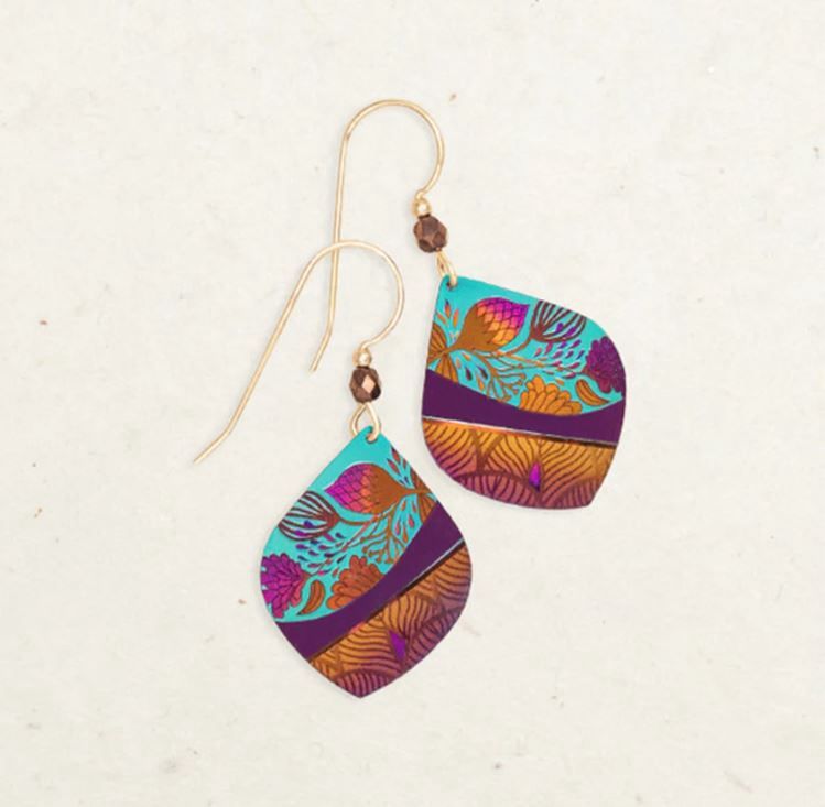 Lani Earrings, Color: Amber Wave