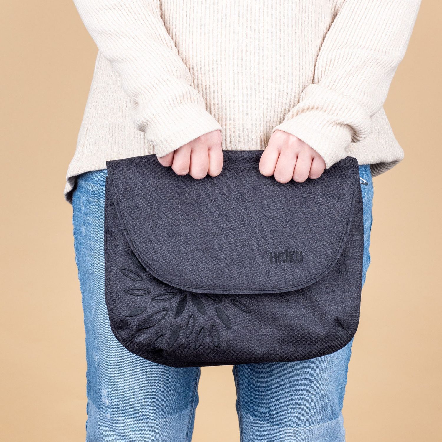 Bliss Crossbody, Color: Black in Bloom