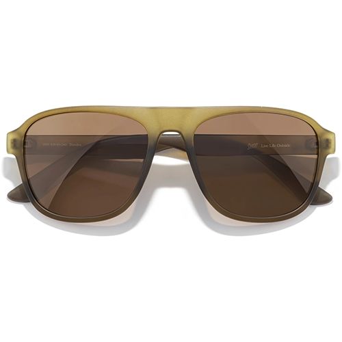 Sunski Shoreline Sunglasses, Frame Color: Olive, Lens Color: Amber