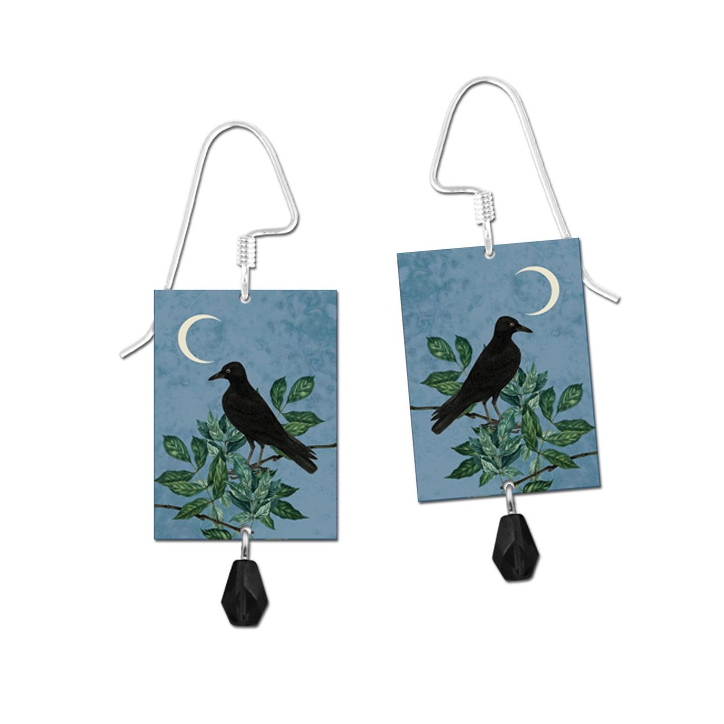 Crow w/Moon-LT, Color: Silver