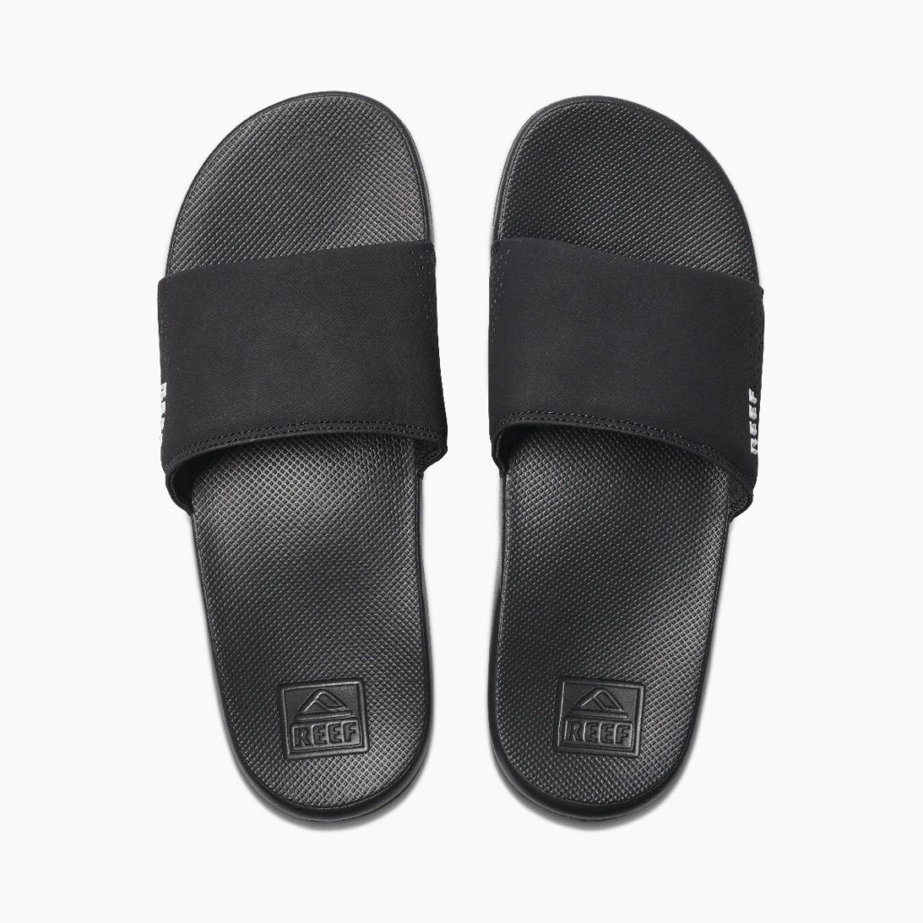 Reef One Slide, Color: Black, Size: 13