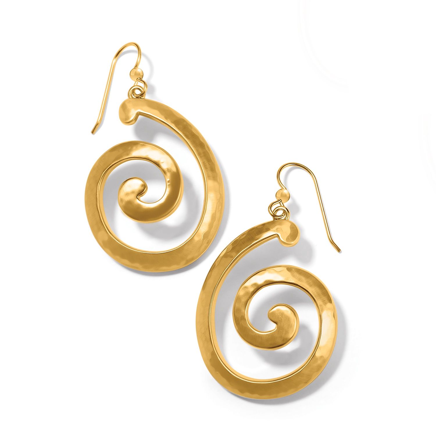 Versailles Garden French Wire Earrings, Color: Brushed Gold