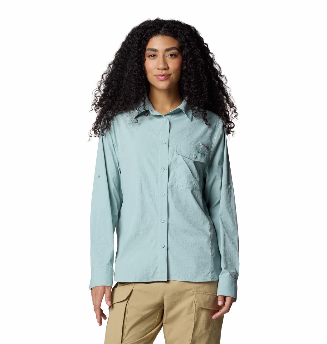 Wild Cast Long Sleeve Women&#39;s Shirt, Color: Crushed Blue, Size: Small