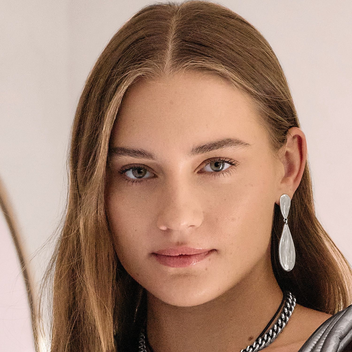 Cascade Drop Post Drop Earrings, Color: Silver