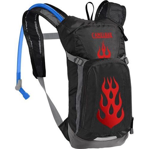 Mini Mule 1.5 Liter Hydration Pack, CamelBak Color: Black/Flames