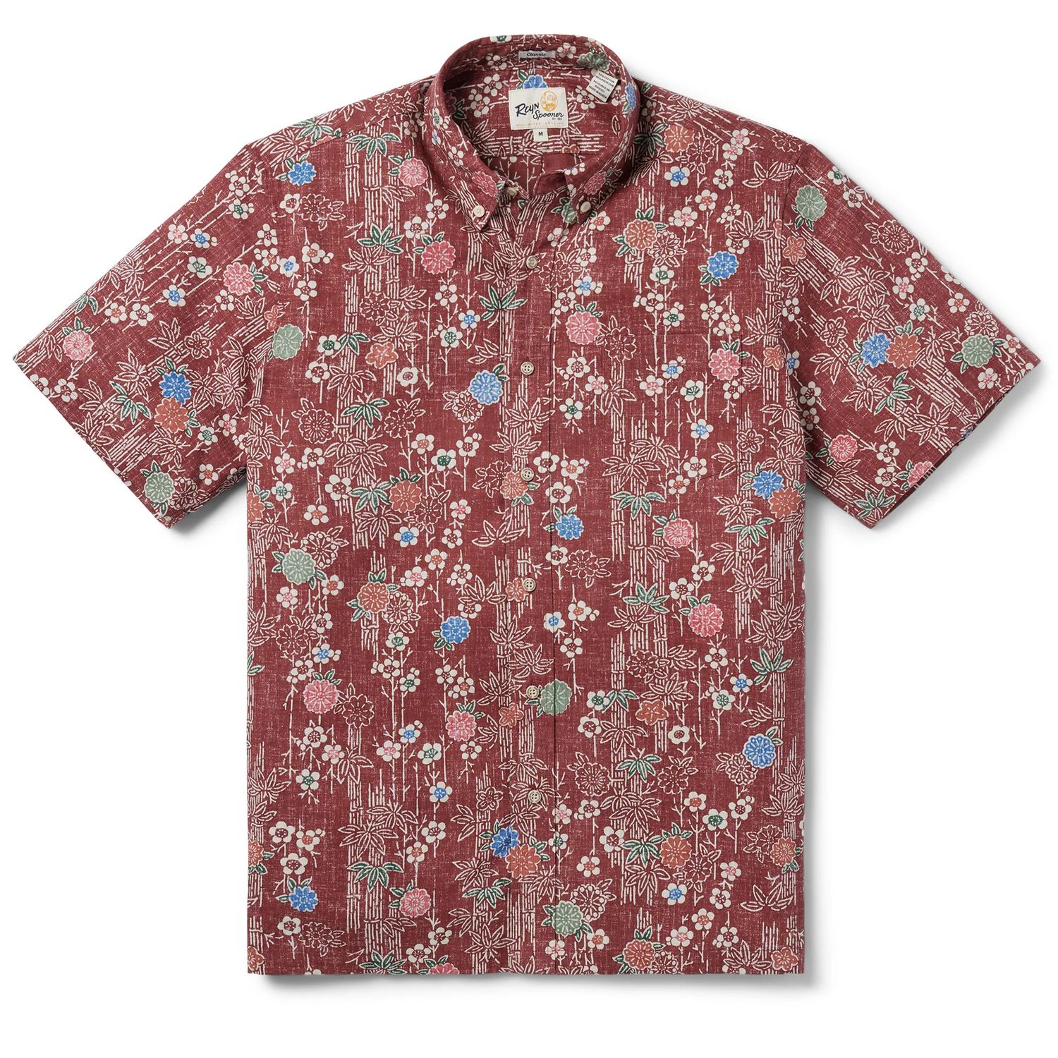 Nippon Forest - Button Front Men&#39;s Shirt, Color: Apple Butter, Size: Large