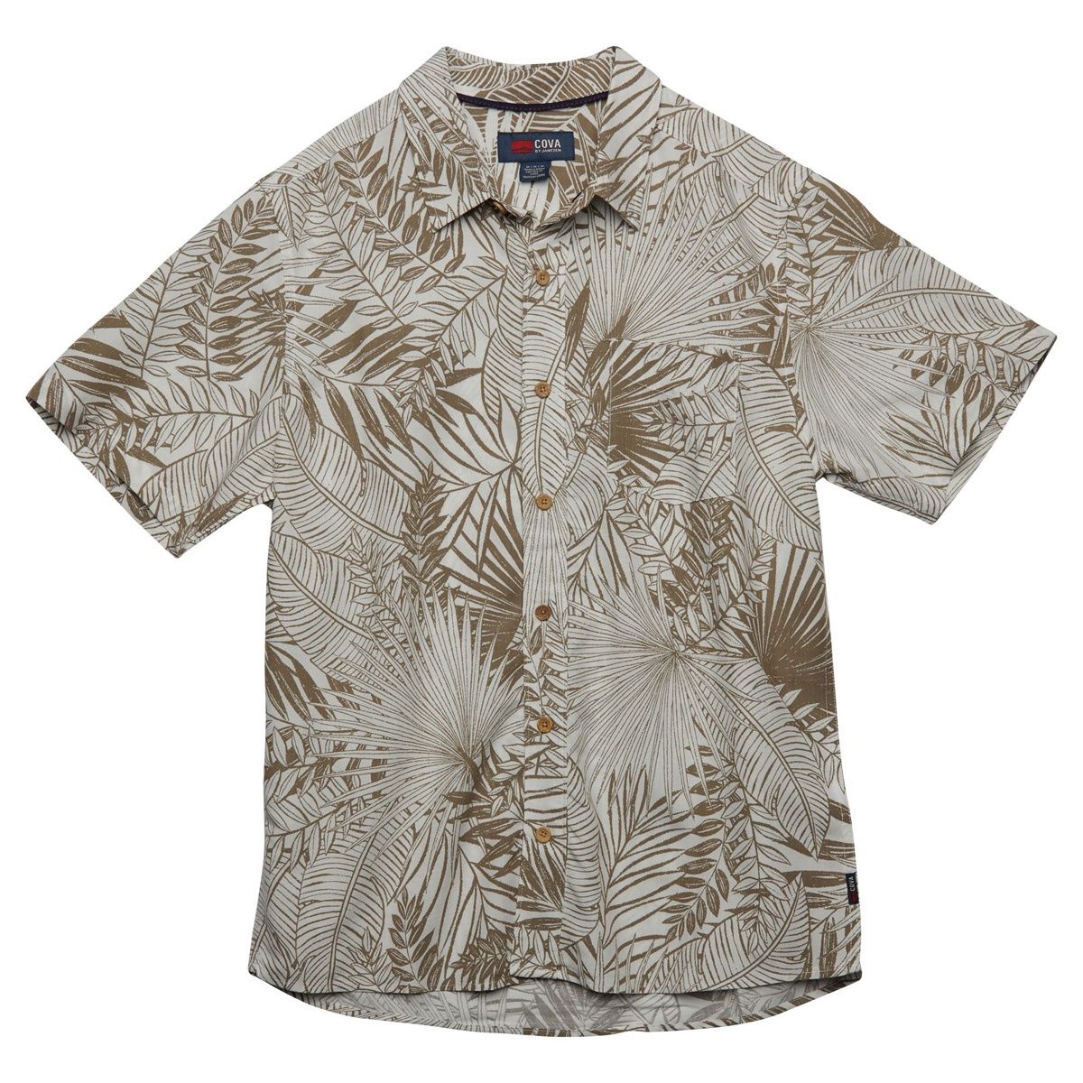 Cova Zen Garden Single Patch Pocket Men&#39;s Shirt, Color: Foam, Size: Medium