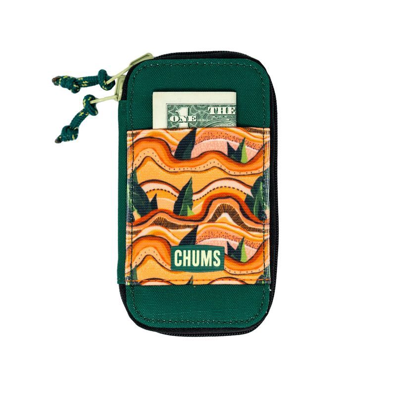 Wallet, Reversi, Color: Bright Tree Waves