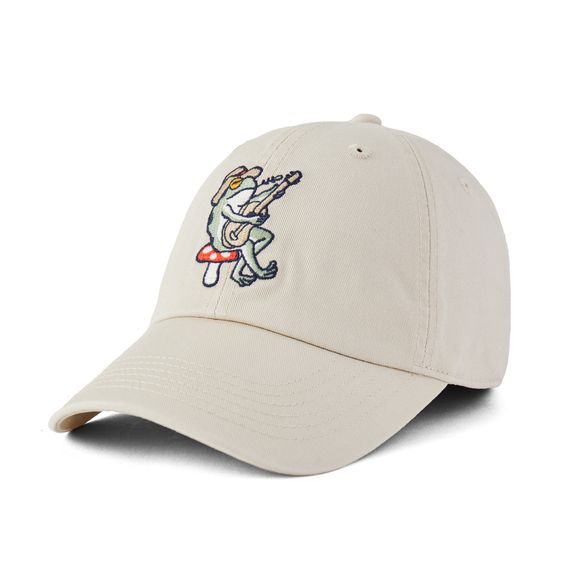Adult Unisex Guitar Frog Chill Cap, Color: Bone, Size: OS