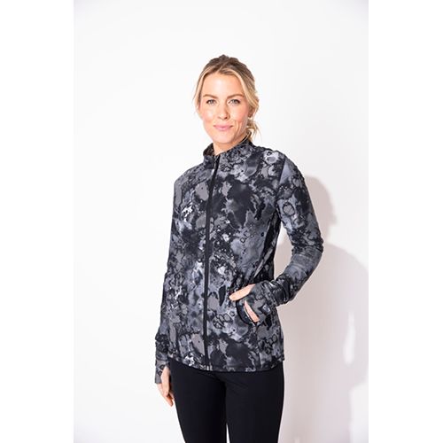 On The Move Full Zip Jacket - Marble, Color: Marble Fog, Size: Small