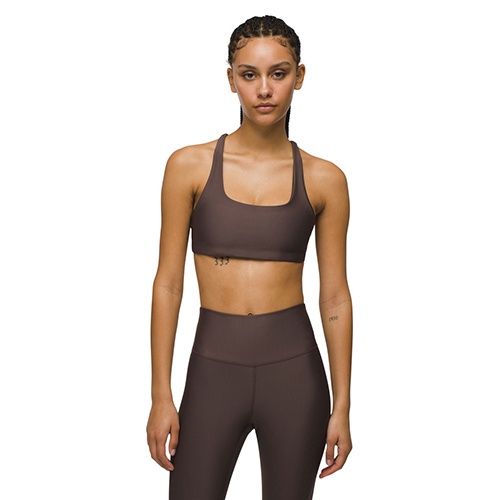 Prana Sculpt Deep Breath Bra, Color: Light Espresso, Size: XS