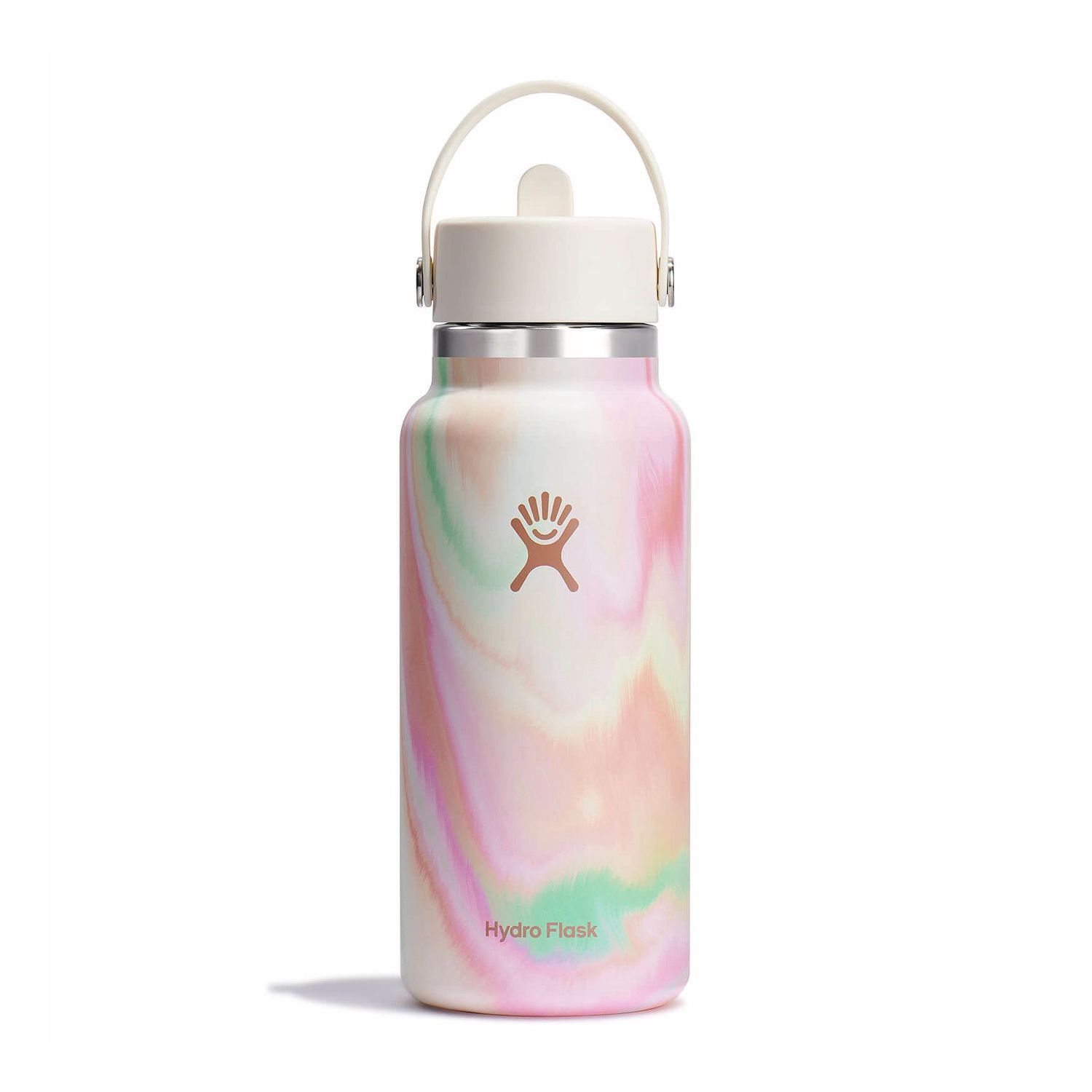 Wide Mouth Hydro Flask w/Flex Straw Cap, 32 Oz, Hydro Flask Color: Sugar Rush