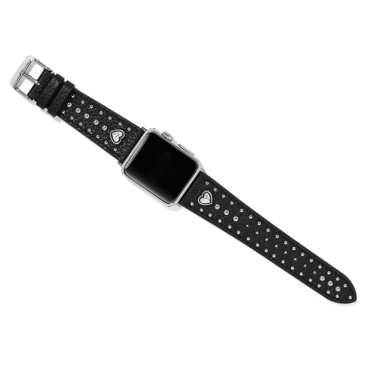 Pretty Tough Heart Watch Band, Color: Black