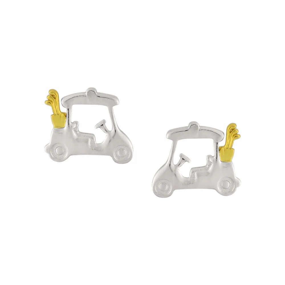 Golf Cart Studs in Silver &amp; Gold, Color: Silver