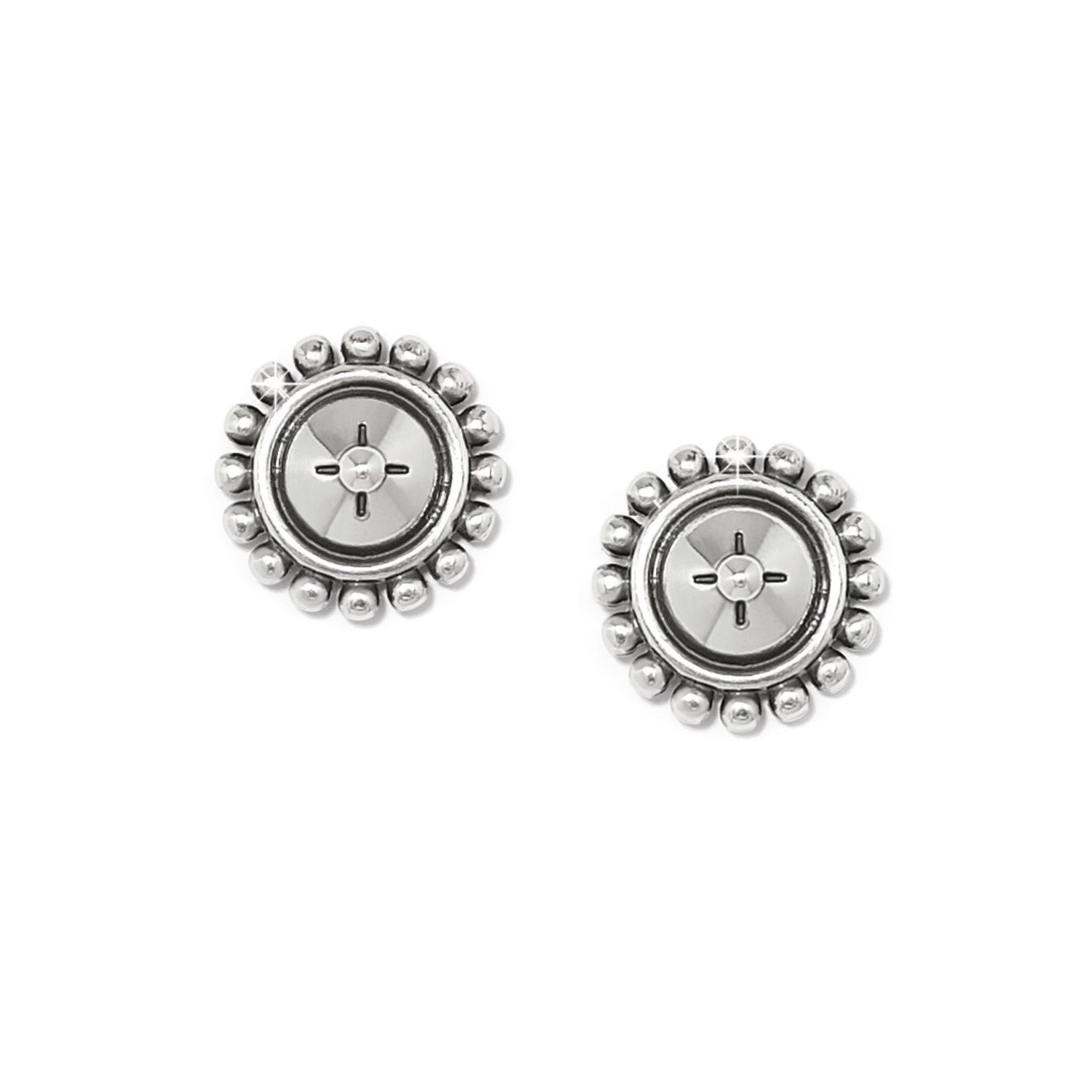 Mosaic Mojave Post Earrings, Color: Silver
