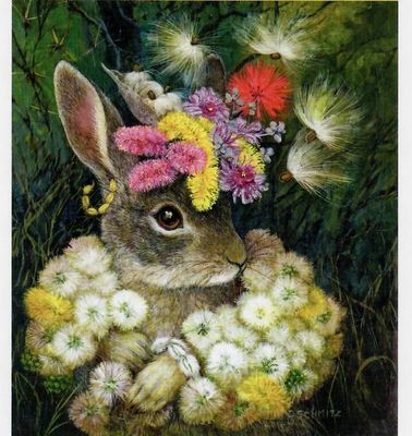 Greeting Card, Fluffy Ensemble