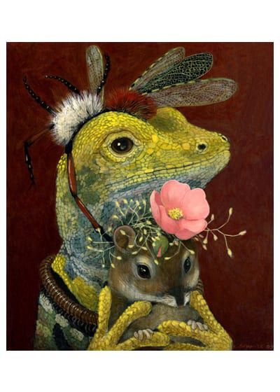 Greeting Card, Desert Odd Couple
