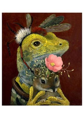 Greeting Card, Desert Odd Couple