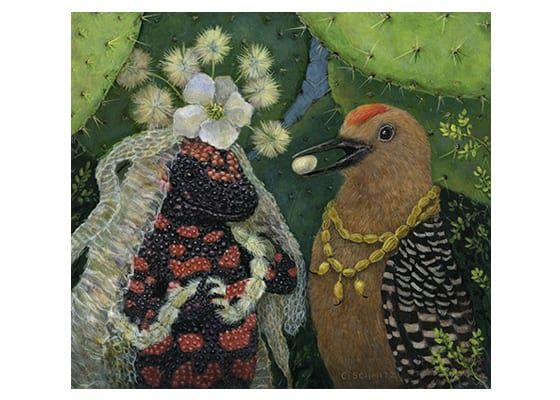 Greeting Card, Wedding Bower