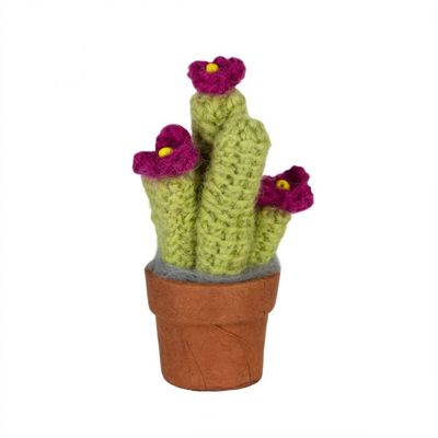 Lady Fingers Crochet Cactus Ornament