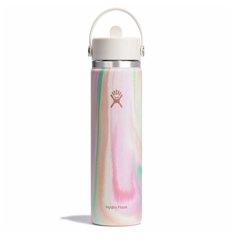 Wide Mouth Hydro Flask w/Flex Straw Cap, 24 Oz