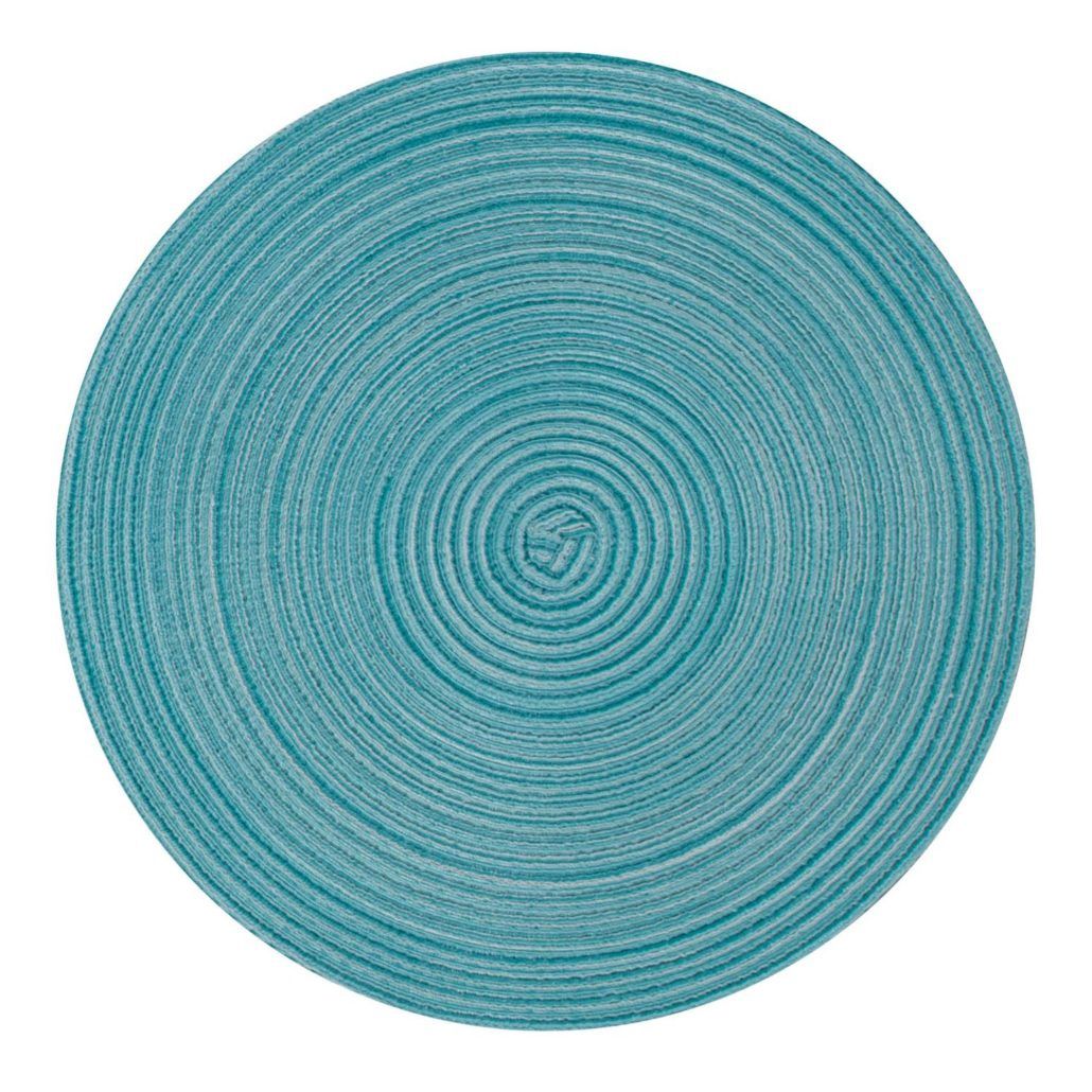 Placemat Ombre Round - Turquoise
