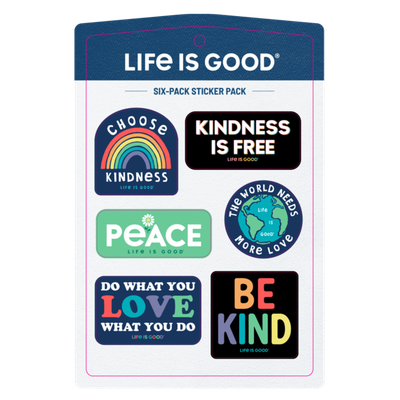 Optimist Six-Pack Sticker Pack
