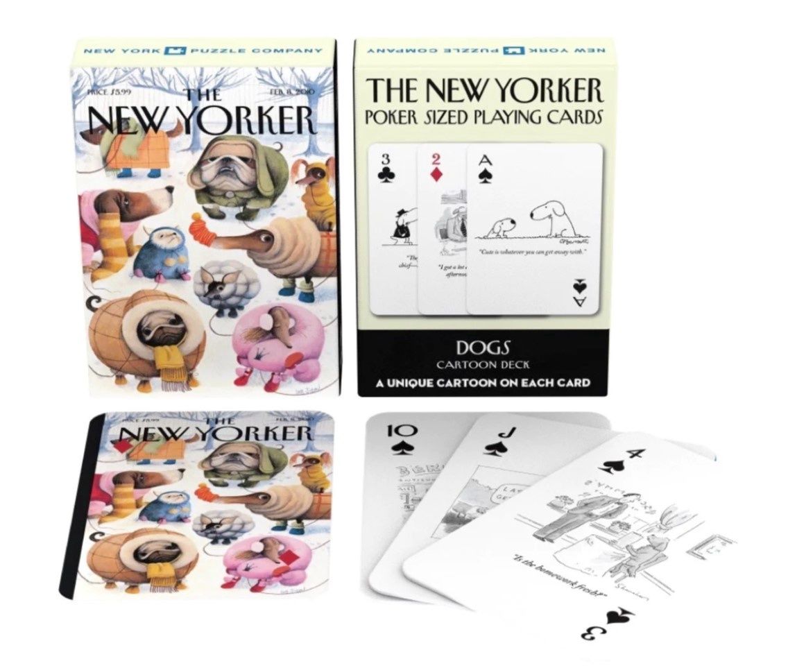 Playing Cards, New Yorker-Dog Cartoons
