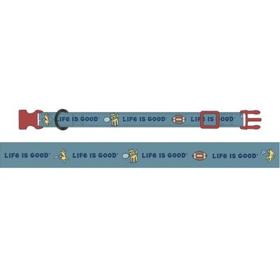 Life is Good Sports Icons Dog Collar