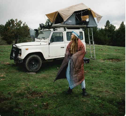 Nomadix Puffer Blanket - Sunset Afterglow