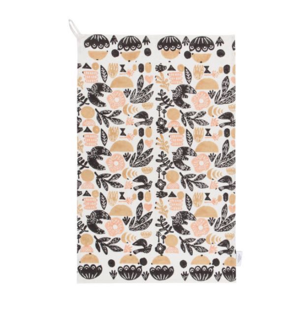 Dishtowel Block Print - Myth