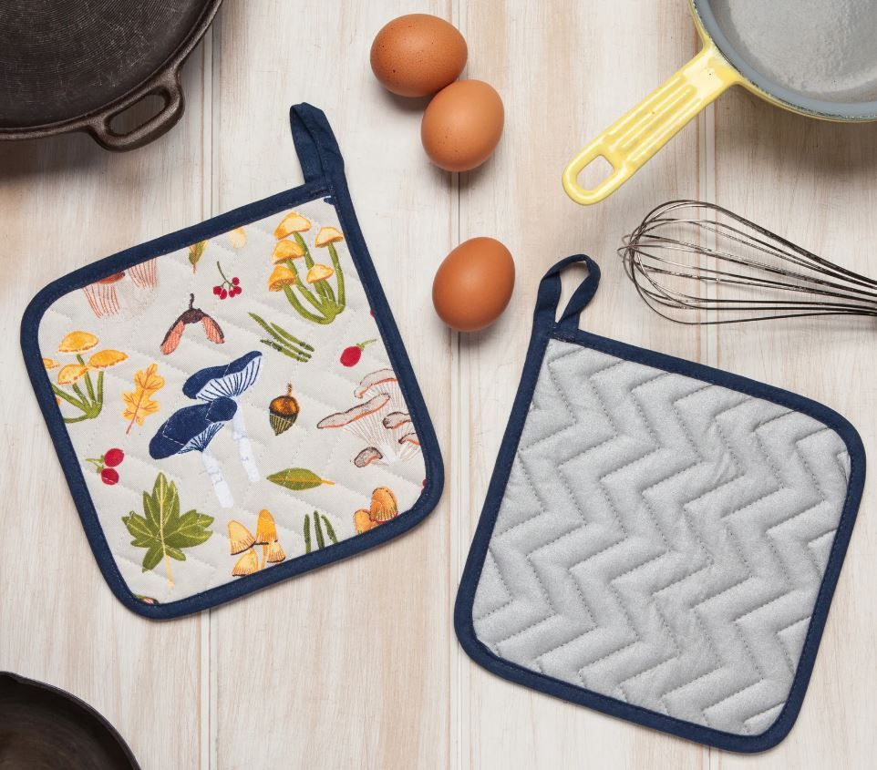 Chef Potholder - Field Mushrooms